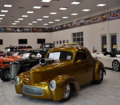 Gateway Classic Cars Spotlight Timeless Rides in Gleaming Showroom-Ruskin