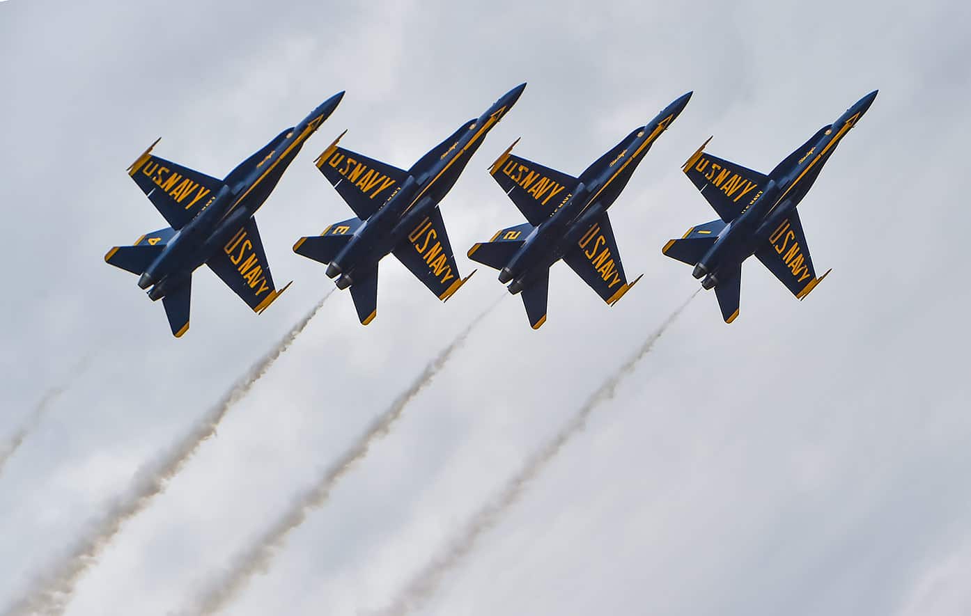 Blue Angels Set to Complete A Flyover Tampa Bay To Honor Coronavirus First Responders