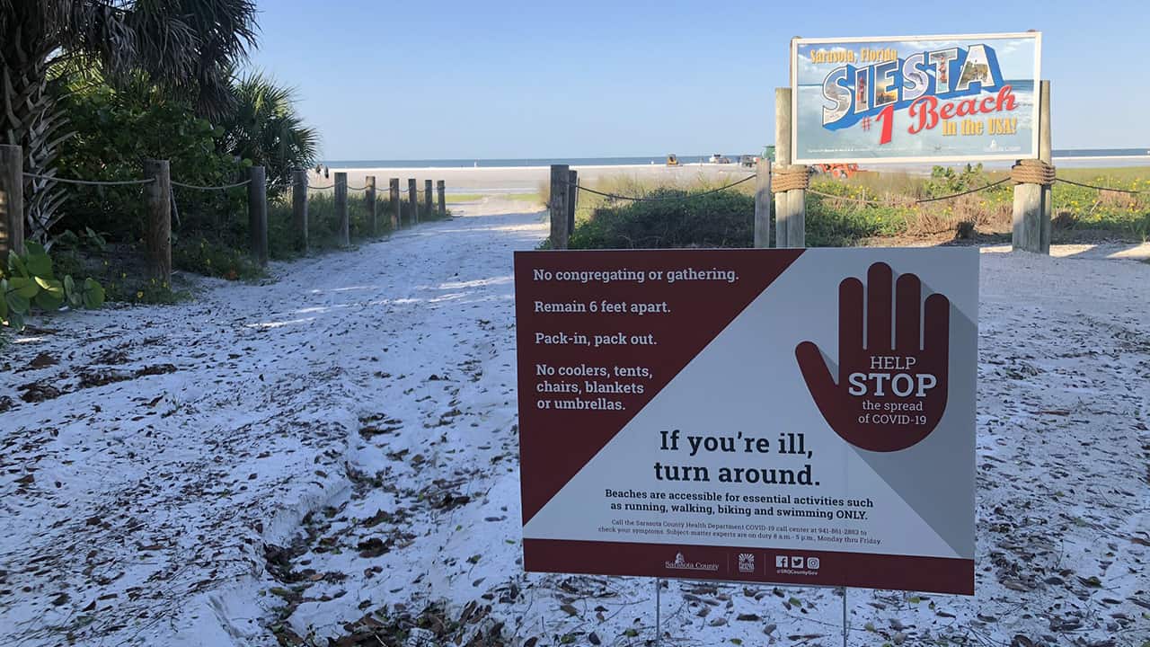 Sarasota Set to Reopen Some Beaches Today – With Restrictions