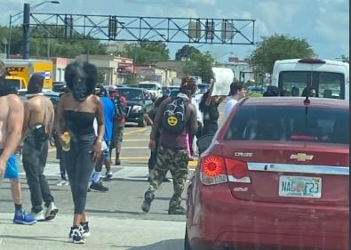 Reports Of Tear Gas At  Lakeland Protest, Civilians Hit By Car