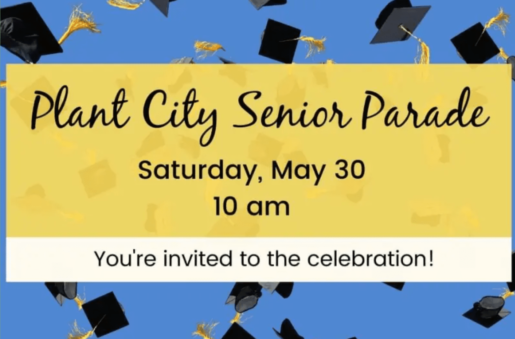 Celebrating Plant City’s Graduating High School Seniors With Downtown Parade