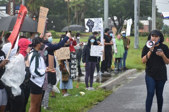 Brandon, Regency Square Protest In Pictures