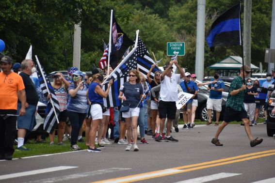 Photo Gallery From June 13, 2020 ‘Back The Blue’ Rally Tampa