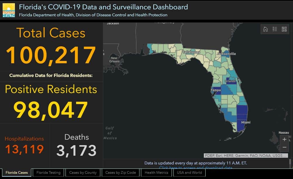 COVID-19 Update for Pasco and Hillsborough Counties