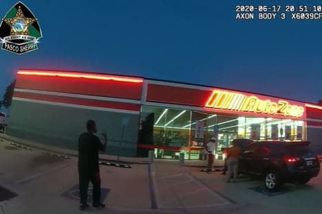 Pasco Deputy Attacked At New Port Richey AutoZone – Body Cam Video