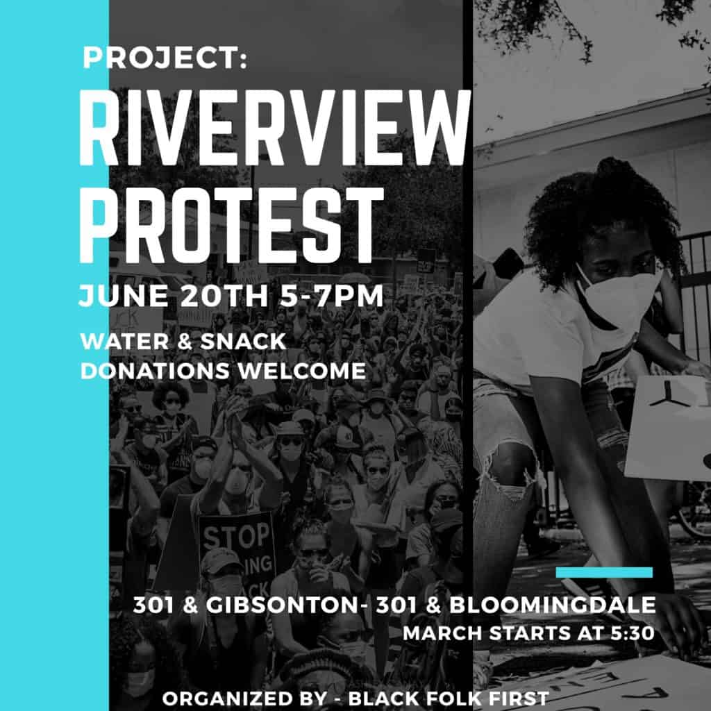 riverview protest