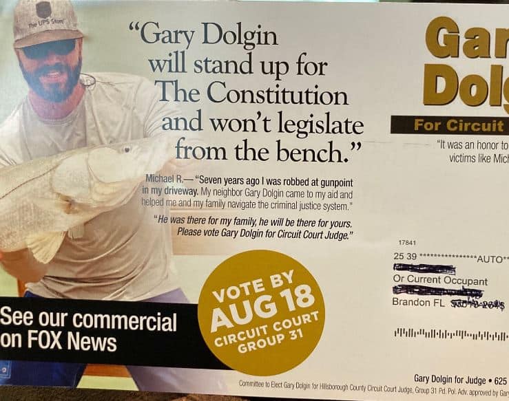 Dolgin Injects Race Into Campaign for Judge – A Violation of Judicial Canons?