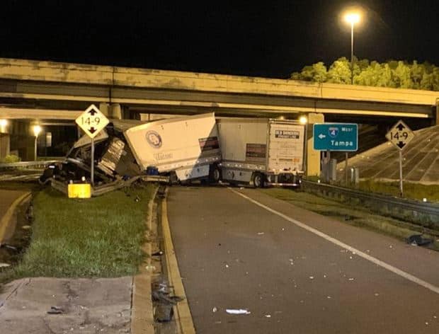 Early Morning Lakeland Crash, State Road 33 and I-4