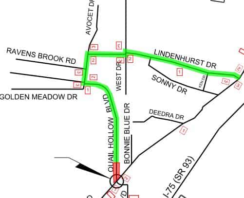 Temporary Closure of Quail Hollow Boulevard at Old Pasco Road