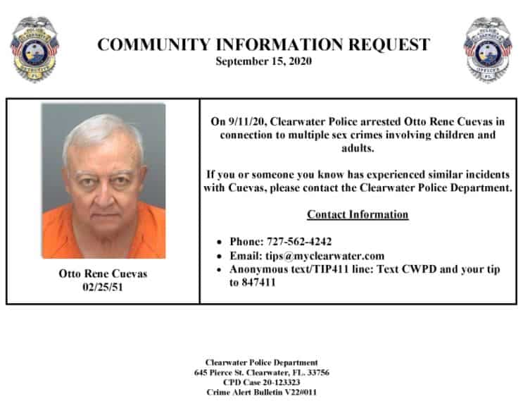 69-Year-Old Arrested Sex Crimes Clearwater Police Asking Victims to Come Forward