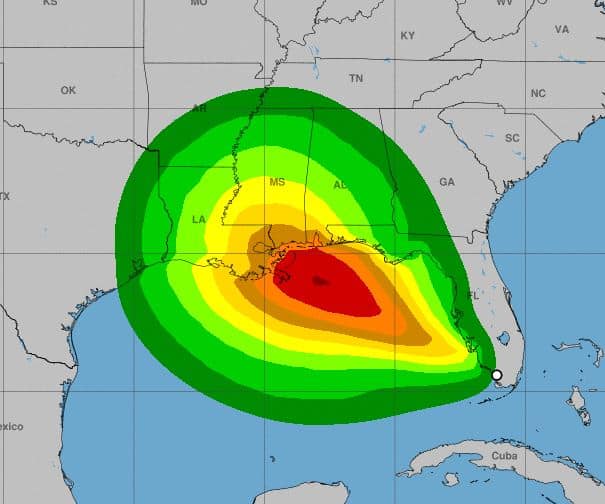 Tropical Storm Sally Forms Off of Florida’s Gulf Coast, Possible Hurricane by Monday