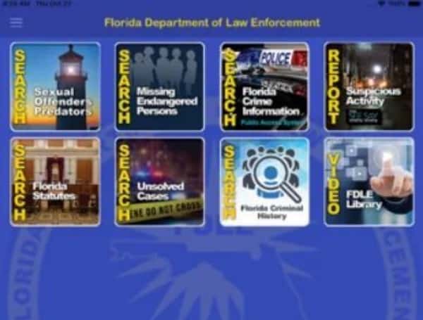 Florida  Department of Law Enforcement, Locate Sex Offenders With App