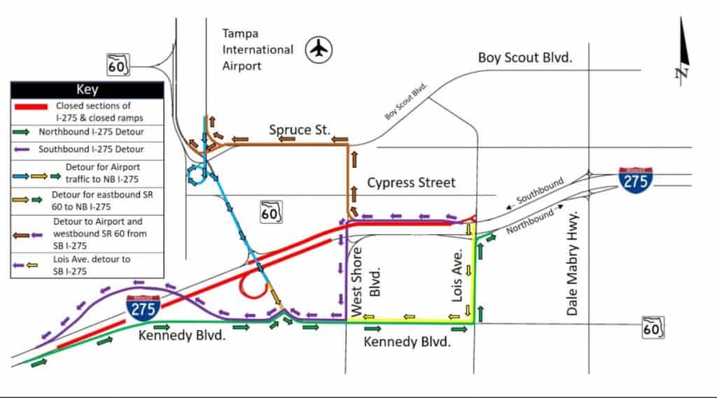 detour map