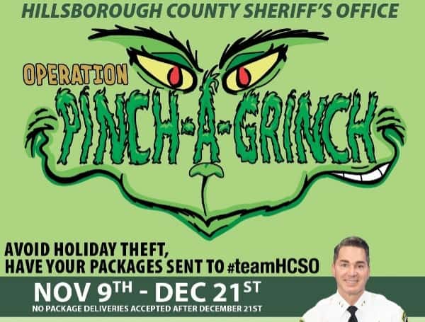 ‘Pinch a Grinch’ Hillsborough County Sheriff Looks to Stop Package Theft