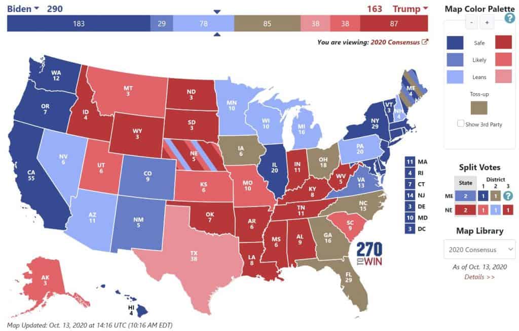 map for election results