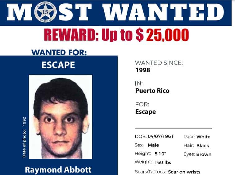 $25,000 Reward, U.S. Marshals Seek Miami Man in Puerto Rico