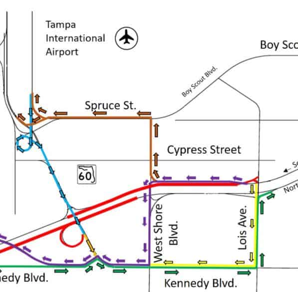 UPDATE: WORK HAS BEEN POSTPONED- All I-275 traffic to be Detoured to Kennedy Boulevard Sunday and Monday nights