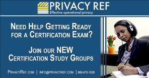 Privacy Ref to Expand Certification Study Groups