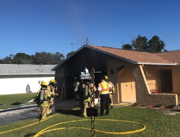 Spring Hill Home Damaged by Smoke and Fire Tuesday