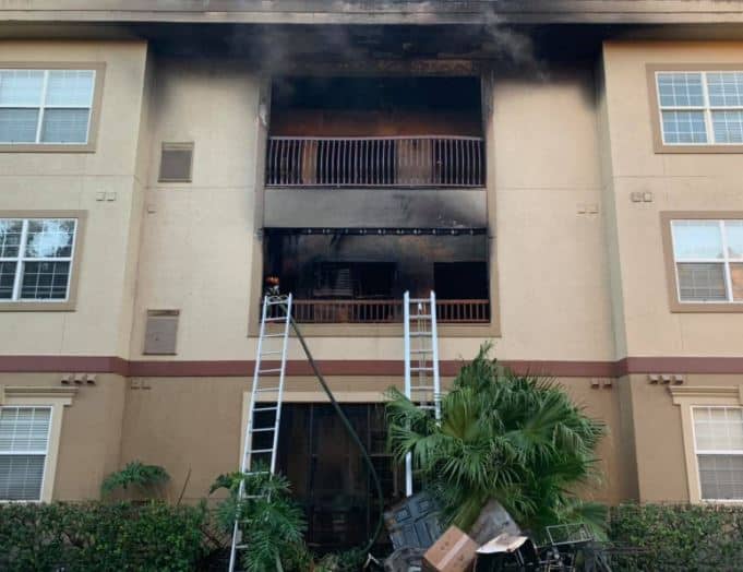 Tuscano at Suncoast Crossing Apartment Fire