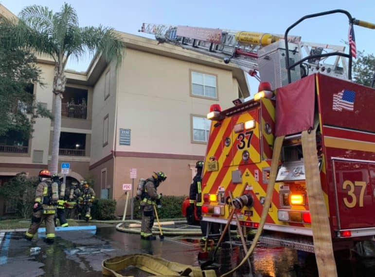 Tuscano at Suncoast Crossing Apartment Fire