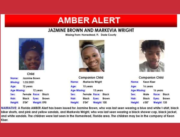 2 Florida Missing Girls, Found Safe