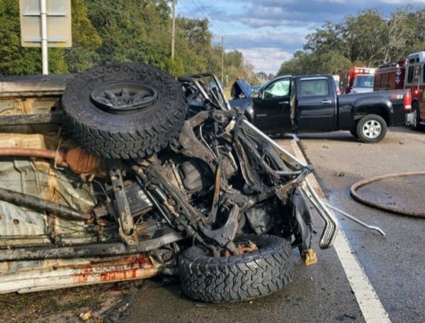 2 Trauma Alerts in Pasco County Head-On Collision