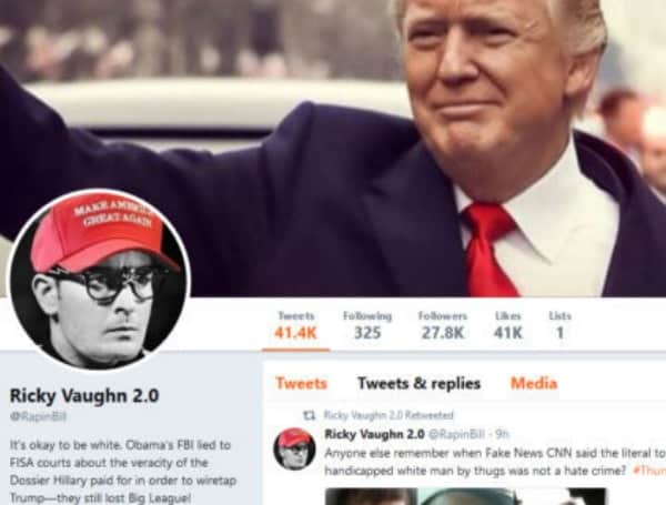 Trump Supporter, U.S. Social Media Influencer Ricky Vaughn Charged with Election Interference