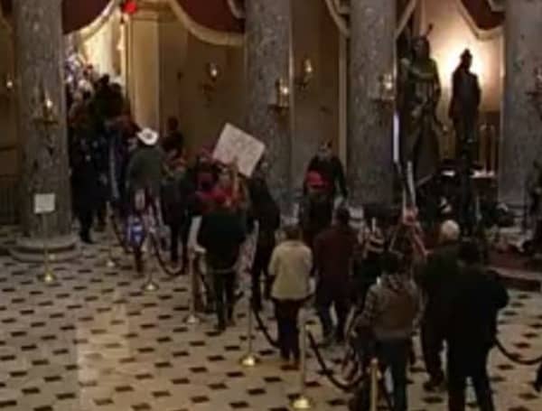 D.C. Rally Pours Into The U.S. Capitol Building, Doors Breached