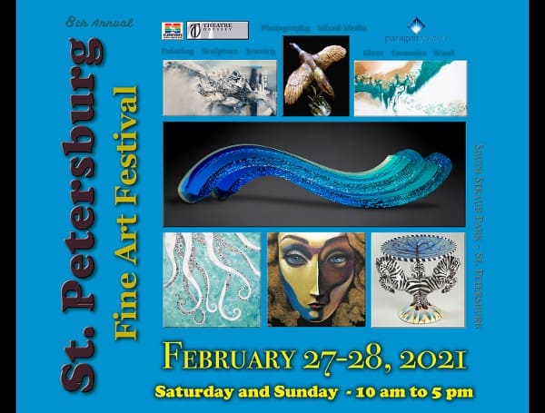 8th Annual St. Petersburg Fine Art Festival in South Straub Park on February 27-28