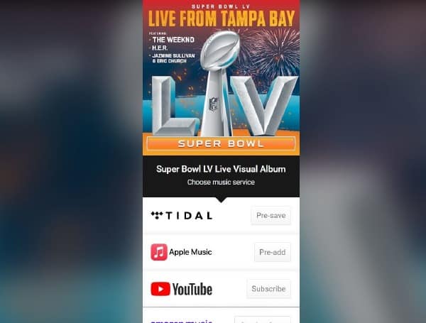 NFL Announces LIVE Visual Album, Super Bowl LV LIVE