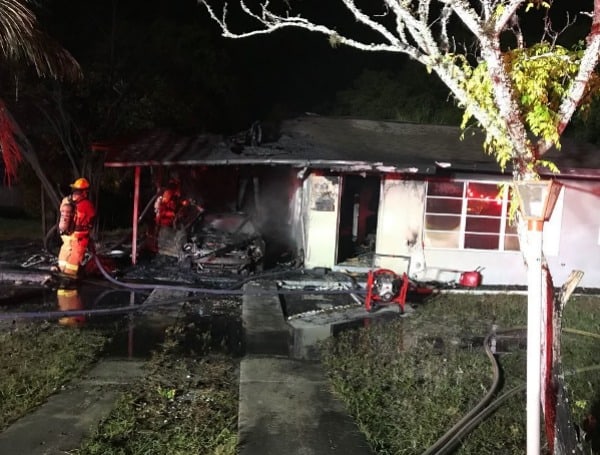 Spring Hill Carport Fire Burns Vehicle And Damages Home Overnight