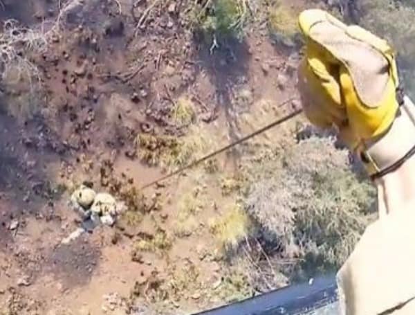 WATCH: Air and Marine Operations Rescues an Injured Migrant from the Baboquivari Mountains