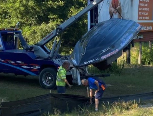 92-Year-Old Citrus Springs Man Crashes Into Truck, Causing Boat To Go Airborne