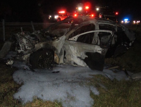 28-Year-Old Tampa Woman Arrested For DUI After Fiery Crash In Manatee County