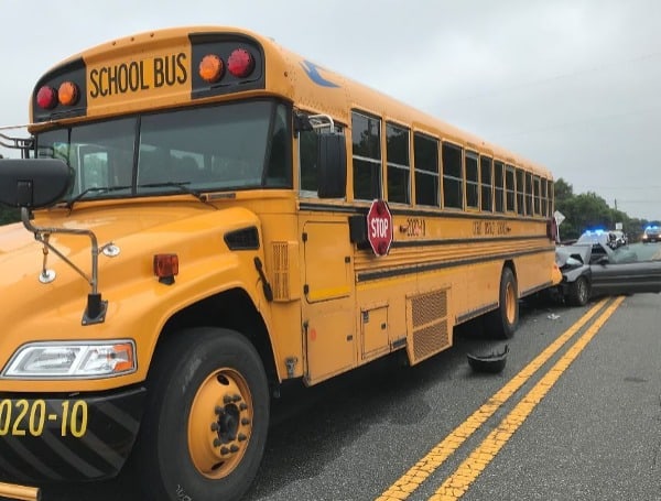 8-Year-Old Girl Dies When Car Crashes Into School Bus Thursday