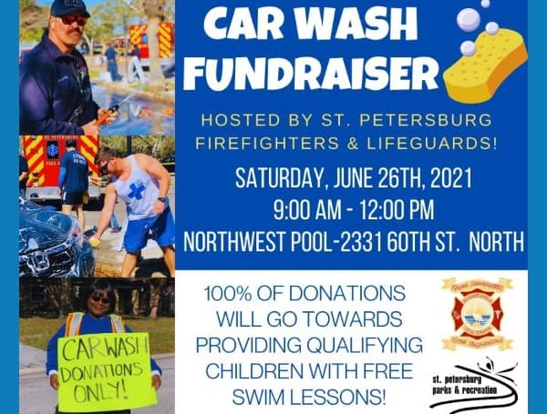 St. Pete Fire Rescue Holding Car Wash To Raise Funds For Swim Lessons