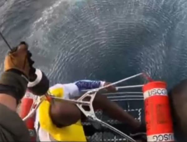 Watch: Coast Guard In Florida Rescues 4 People Capsized 30 Miles Off Gulf Coast