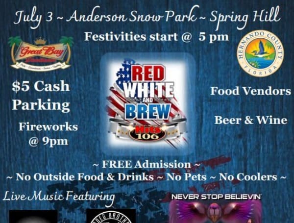 Red White And Brew Celebration July 3 In Spring Hill