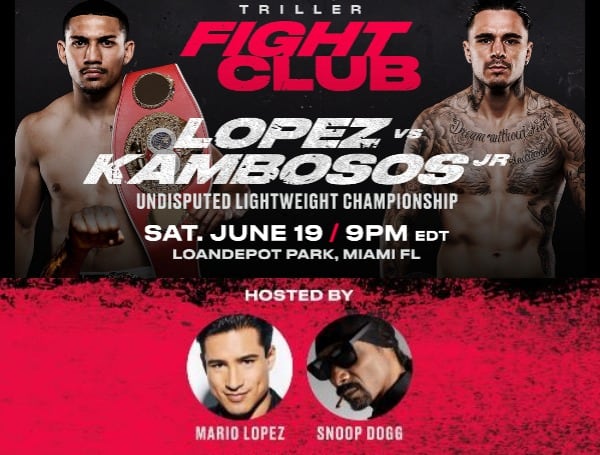 Stacked Undercard Announced For Triller Fight Club On June 19th In Miami, Hosted By Mario Lopez And Snoop Dogg