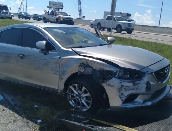 Florida Highway Patrol Seeking Driver Who  Sideswiped And Injured Road Ranger