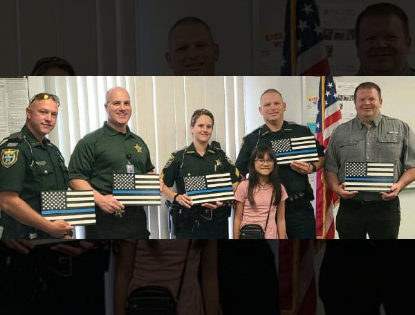 Charlotte County Girl Delivers Special Gifts To Law Enforcement Agencies Throughout Florida