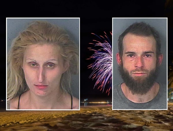 Hernando County Couple Arrested In Fireworks Theft Spree And One Stolen Drill