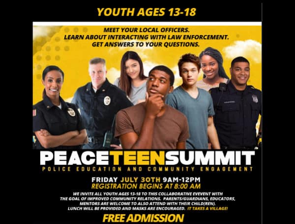 Lakeland Police To Host ‘Peace Teen Summit’, July 30