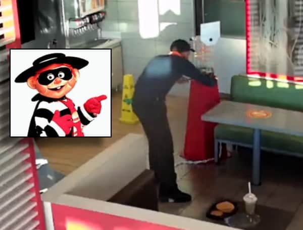 Florida Man Caught On Camera Stealing Ronald McDonald House Donation Boxes