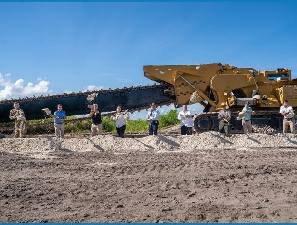 Florida Gov. DeSantis Celebrates Groundbreaking Of Underground Wall To Support Everglades Restoration