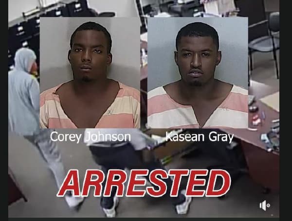 Two Florida Men Who Broke Into Nine Businesses One Night, Arrested After Being Caught On Camera