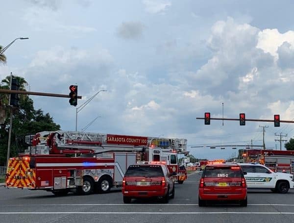 Two-Vehicle Crash Closes A Portion Of Clark Road In Sarasota Friday