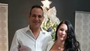 Yorleni y su esposo