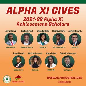 Kappa Alpha Psi Fraternity Alumni Initiative Awards $30,000 in Scholarships to Nine Florida A&M University Students